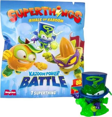 Obrázok produktu pre Magic Box | Super Things Kazoom Power Battle - Jedna figúrka - 2,5 cm - Vzrušujúce prekvapenie - Pre deti od 3 rokov
