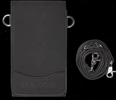 Image de Efalock trousse de ciseaux PREMIUM avec rabat noir