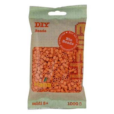 Image de Hama Perles à repasser 190-105 Hama Perles à repassermidi, abricot clair, en sachet