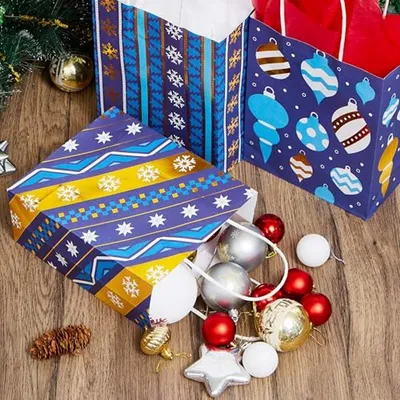 24 Stück, Blau - Perfekt für Geschenke und Festdekoration
