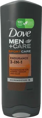 Produktbild von Dove Men+Care 3-in-1 Duschgel Endurance Sport Care 250ml Körper Gesicht & Haar