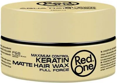 Produktbild von RedOne Keratin Matt Haarwachs für Herren – Starker Halt & Pflege mit Keratin – 150 ml