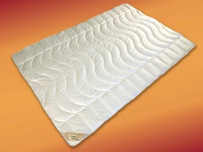 Produktbild von Bio Sommer Bettdecke 155x220 XXL Leinen Steppdecke extra leicht Bettdecke natur