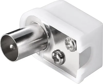 Produktbild von Goobay 56388, IEC, IEC, Männlich, 90°, Weiß, Kunststoff