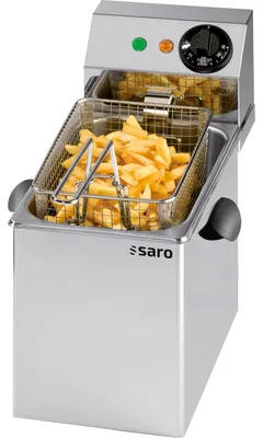 Zdjęcie produktu dla Frytkownica Saro model PROFRI 4 - 4 litry, stal nierdzewna, model stołowy