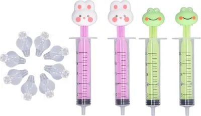 Produktbild von Nasendusche für Kleinkinder, 4er-Set, Nasendusche mit Spritze für Babys, sicheres Saugen und wiederverwendbare, saubere Nasendusche aus