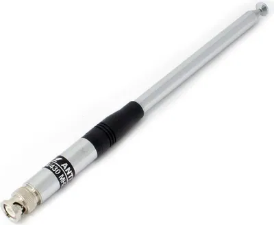 Produktbild von vhbw Antenne kompatibel mit FDC FD-6288 Funkgerät - Ausziehbar, 23,3 cm - 120 cm, BNC Stecker Silber