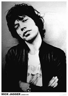 Immagine prodotto di Mick Jagger - Rolling Stones - Londra, 1975 - Locandina/Poster - 59x84 cm