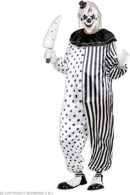 Produktbild von Kostüm  Clown Pierrot - Halloween Overall M - 50/52