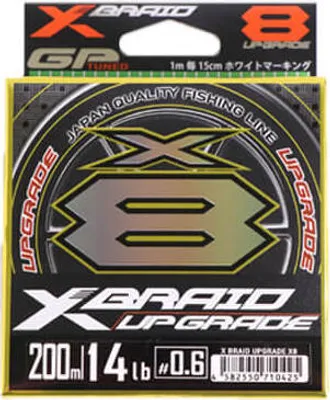 Obrázok produktu pre YGK X-Braid Upgrade x8 Rybárska šnúra zelená 150m #1.2 0,19mm 11,3kg