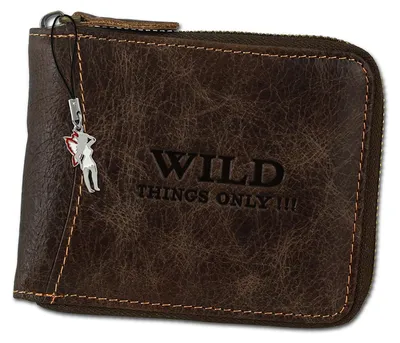 Produktbild von Wild Things Only Leder braun Portemonnaie Herren D3OPJ112N