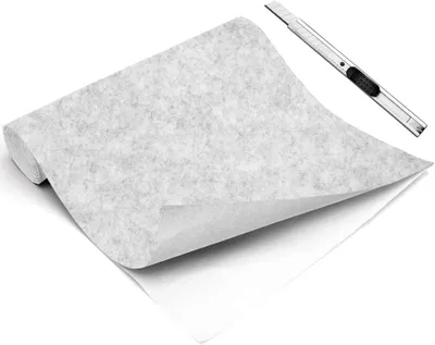 Obrázok produktu pre Samolepiaci filc, hrúbka 2 mm, rozmer 40 x 220 cm, svetlosivý, vhodný na nábytok a projekty "zostaň si doma"