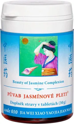 Produktbild von 010 Samtener jasmin-teint (JIA WEI XIAO YAO JIA JIAN WAN), 100 tbl