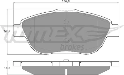 Produktbild von TOMEX brakes Bremsbeläge Satz Vorne Bremsklötze für OPEL Corsa F TX 16-25