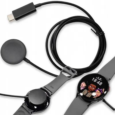 Obrázek produktu pro Rychlá bezdrátová indukční nabíječka pro hodinky Samsung s USB-C konektorem