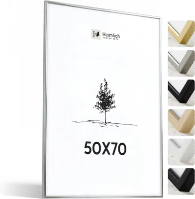 Zdjęcie produktu dla Elzusha - Rama na zdjęcia z aluminium, 50x70 cm, idealna do kolaży