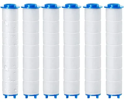 Produktbild von 6 Stück PP Baumwolle Filter für Duschkopf Entfernung von