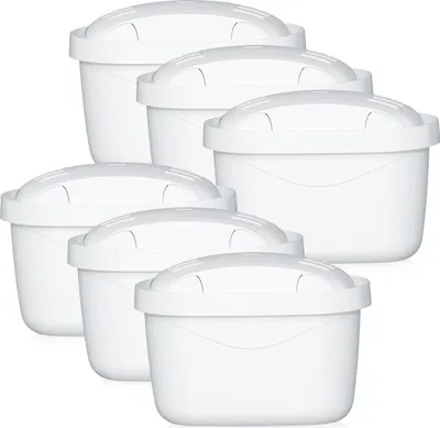 Produktbild von Wkłady filtrujące Sillar - 6 sztuk | wkłady filtrujące zamienne do Dafi Unimax Aquaphor A5 Brita Maxtra+ Philips AWP212/10