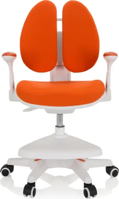 Obrázok produktu pre hjh OFFICE detská stolička KID WING stolová stolička pre deti výškovo nastaviteľná s podrúčkami látka