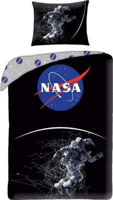 Obrázek produktu pro NASA - Ložní souprava, astronaut AG629 (jednolůžko) (černá/šedá/modrá)