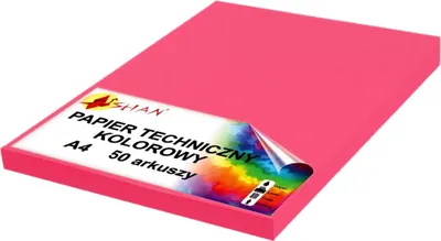 Immagine prodotto di Carta tecnica A4 300g rosa intensivo 50 fogli