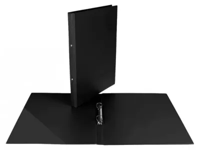 Image de Classeur A4 2 anneaux, 3 cm, noir - Biurfol