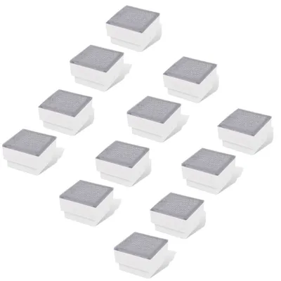 Zdjęcie produktu dla Lampy gruntowe LED, 12 szt., 100x100x68 mm