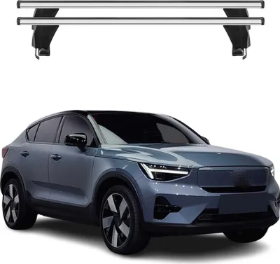 Immagine prodotto di Portapacchi Menabo per Volvo C40 Recharge 2022-2025 grigio alluminio 2 pz