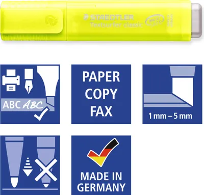 Imagen del producto de 10 resaltadores de texto Textsurfer 364 P, modelo WP4, set de 4 unidades, promoción Textsurfer