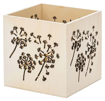 Produktbild von GLOREX Windlicht Pusteblumen 10x10x10cm