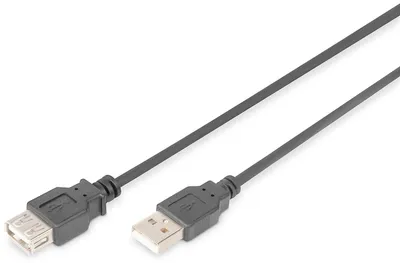 Produktbild von DIGITUS USB 2.0 Verlängerungskabel Typ A 1.8m