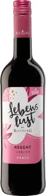 Produktbild von Rietburg Lebenslust Regent Rotwein vollmundig fruchtig süß 750ml