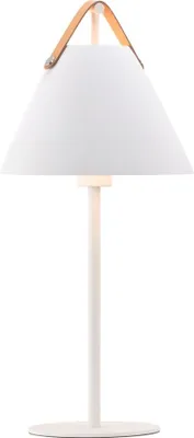 Produktbild von Nordlux Strap, Universal, Weiß, IP20, Leder, Metall, II, E27