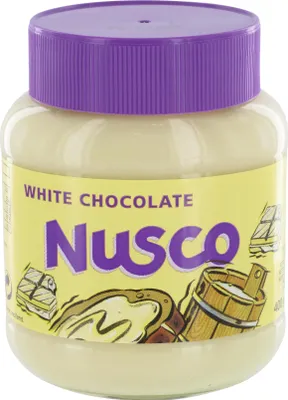 Produktbild von Nusco Creme mit weißer Schokolade 400g - Brotaufstrich