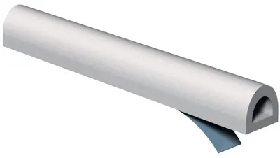 Image de Joint de calfeutrage profil D 7,5m blanc - ELLEN – 3000031