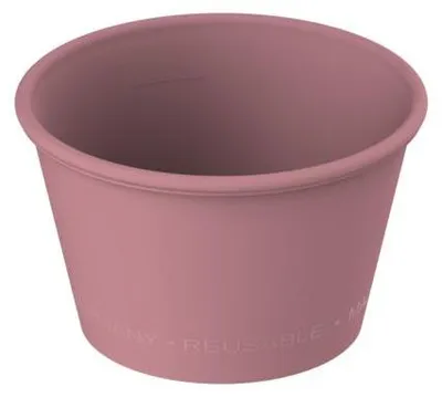 Produktbild von Roter Mehrwegbecher für Kaffee, 100% recycelbar, BPA-frei, spülmaschinenfest, kompatibel mit Deckel 01822