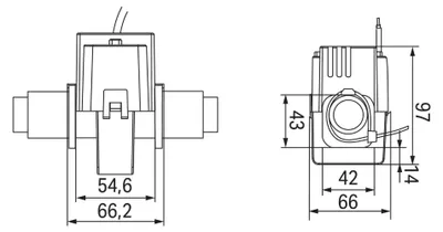 Obrázek produktu pro Wago 855-5001/400-000, Černá, 4,2 cm, 400 A, 720 V, 66 mm, 66,2 mm