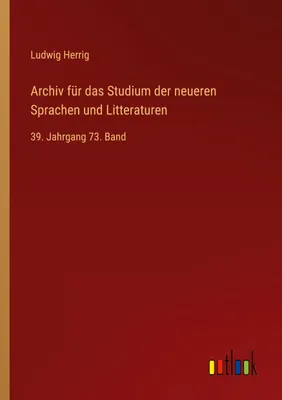 Produktbild von Archiv für das Studium der neueren Sprachen und Litteraturen