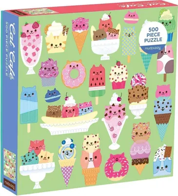 Immagine prodotto di Dessert Cats 500pc Puzzles – Lingua: Inglese