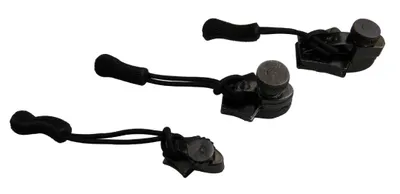 Produktbild von munkees FixnZip Reißverschluss Reparatur Set Ersatz Schieber ohne Nähen, leicht, Größe:3Pack (S. M. L), Farbe:Graphit