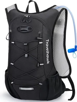 Produktbild von Travelhawk Drinkrugzak Hardlooprugzak 12 L Zwart