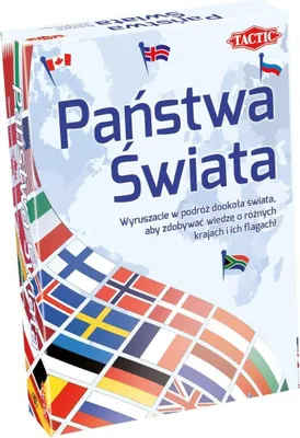 Produktbild von Tactic Państwa Świata: Edukacyjna gra o flagach i kontynentach