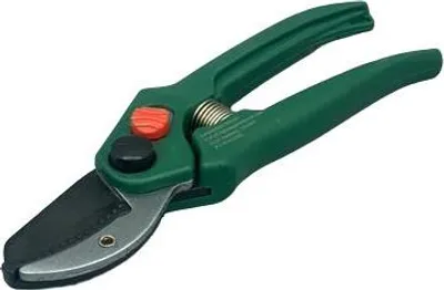 Produktbild von Gartenschere mit Amboss, max. 10 mm Schnittdurchmesser, Einhand-Sicherheitsverschluss für Sträucher und hartes Holz