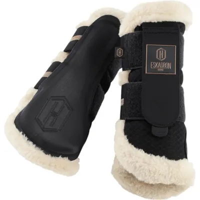 Produktbild von Eskadron Gamaschen MESH FAUXFUR black Heritage 24/25, Größe:L