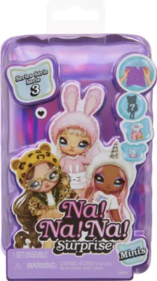 Zdjęcie produktu dla Na! Na! Na! Surprise 594499EUC, Mini lalka, Damski, 4 lat(a), Chłopak, dziewczyna, 100 mm, Różne kolory