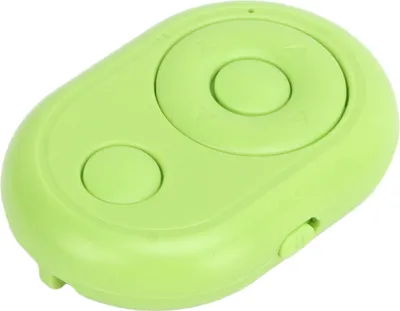Image de Télécommande pour appareil photo, déclencheur sans fil Bluetooth pour téléphone portable, bouton clicker pour selfie, vert