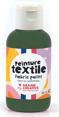 Produktbild von Textilfarbe Waldgrün 50 ml – Graine Creative