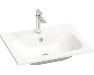 Image de Lavabo pour meuble RAVAK Chrome marbre blanc 600 x 155 XJG01160001