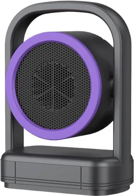 Image de Chauffage électrique d'intérieur 500 W pour le salon, la chambre, la salle de bain, le garage, la voiture, la tente, le camping et l'hiver