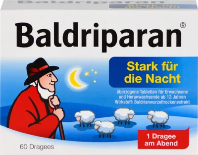 Immagine prodotto di Baldriparan forte per la notte pastiglie, 60 compresse